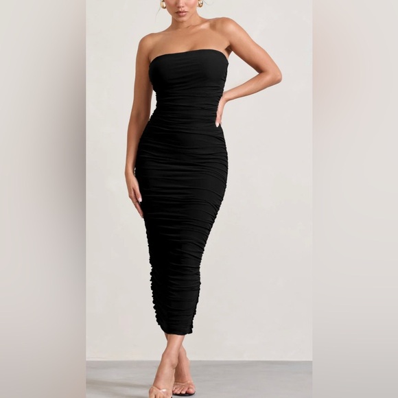 Good American Dresses & Skirts - Good American Ruched Tube Dress XS NWT